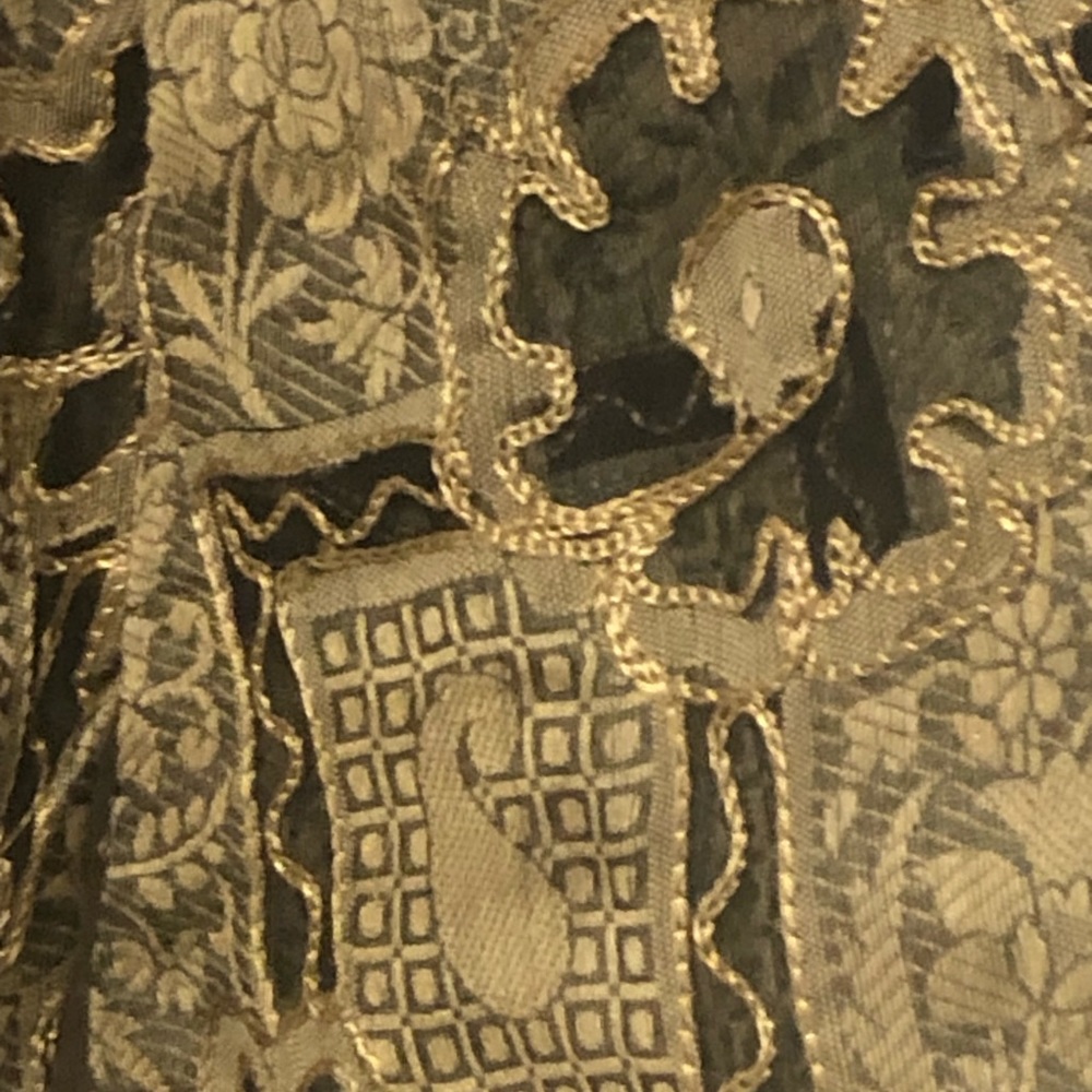 Chico’s Button Down Color Block Top With Embroide… - image 5